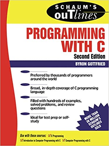 Schaums Outlines Programming With C