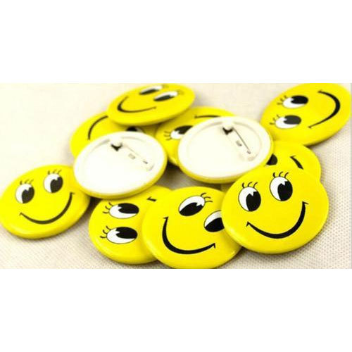 Smile Badge Pin Small