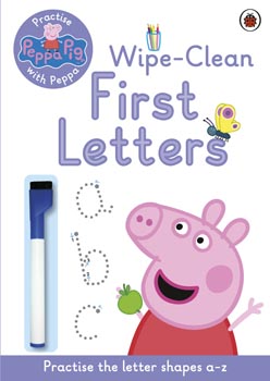 Peppa Pig Practise With Pappa Wipe Clean First Letters