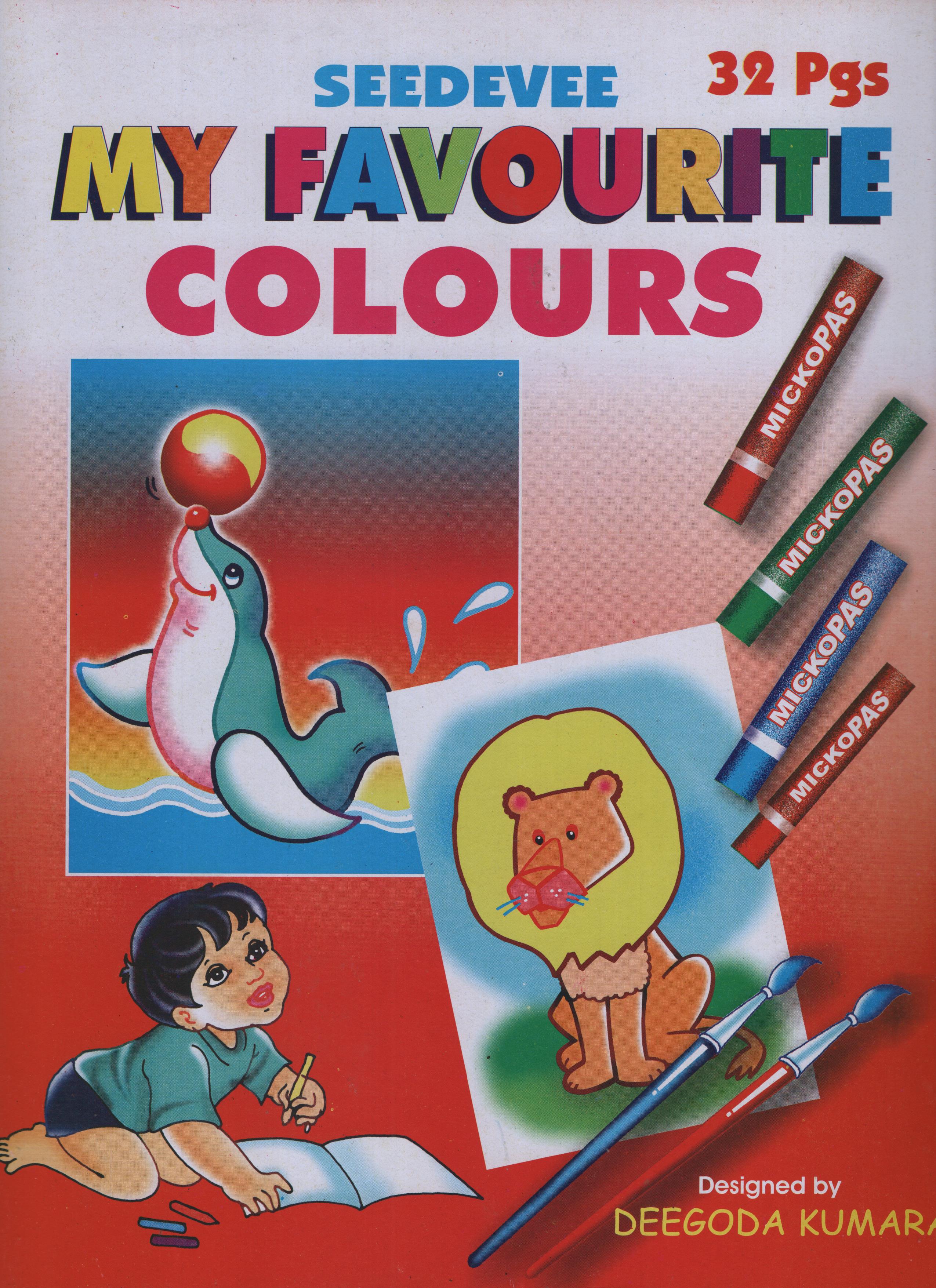 Seedevee My Favourite Colours 32 page