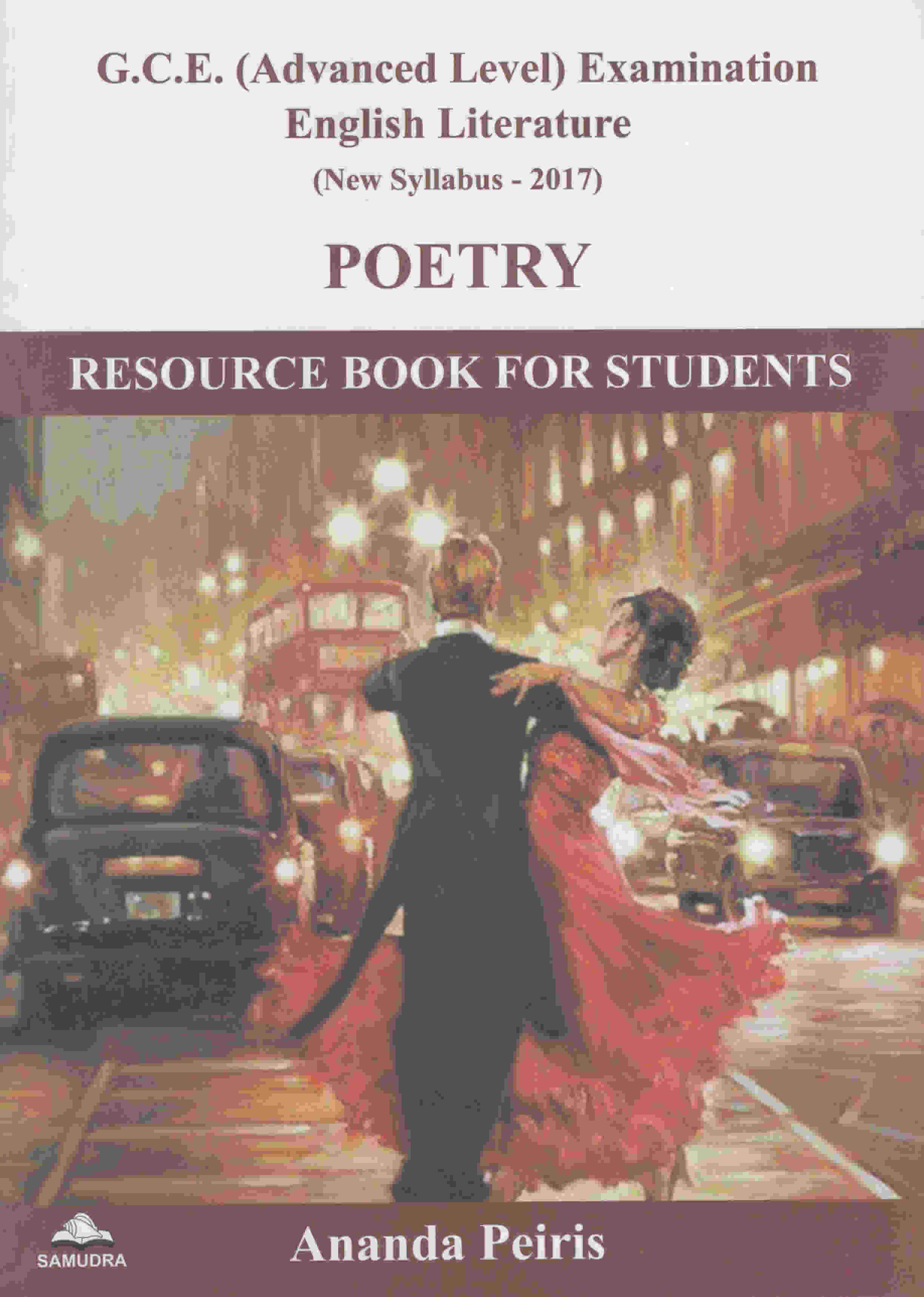 G.C.E .A/L English Litrerature Poetry Resourace Book For Students