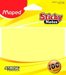 Maped Sticky Notes 3"x4" 100 sheets