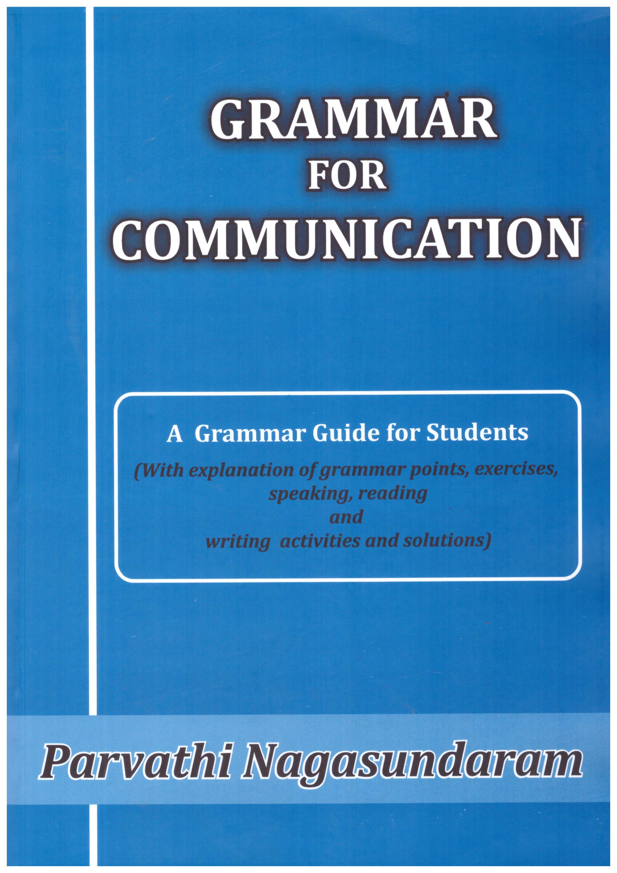 Grammar For Communication
