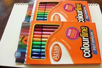 Atlas Colour Line - Felt Tipped Pen 12