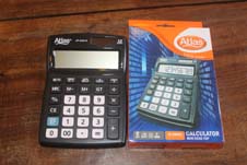 Atlas Calculator Mini Desk-Top (AT2481K)