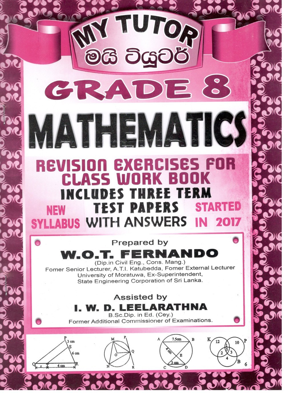 My Tutor Grade 8 -Mathematics Speed Test Class Work Book 