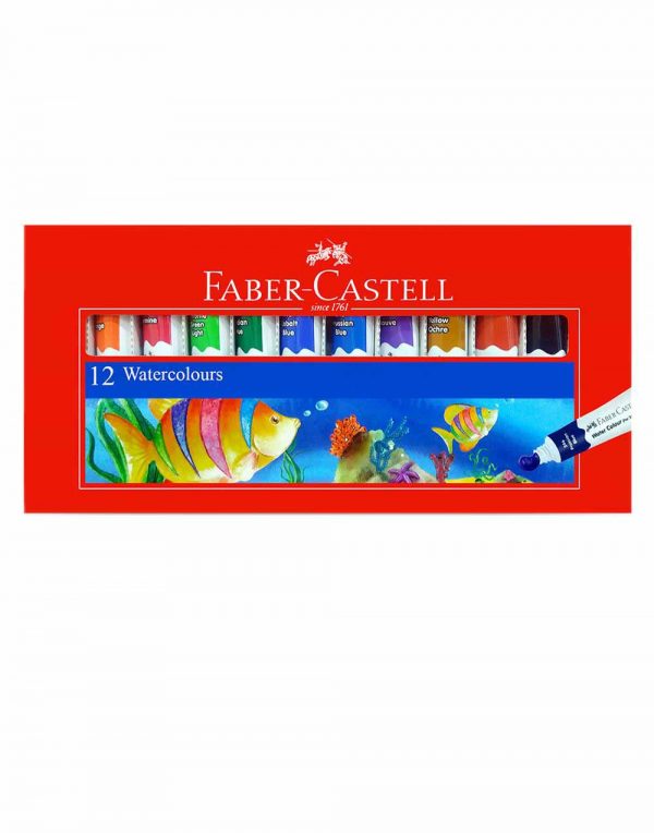 Faber Castell - 12 Watercolors Aquarellfarben (No.FC1420099)