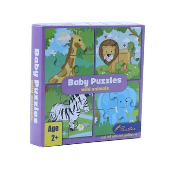 Panther Baby Puzzles Wild Animals Age 2+