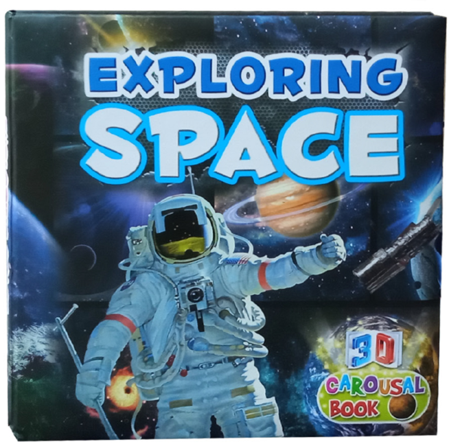 Hello Friend Exploring Space 3D Carousel Book