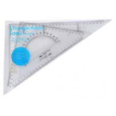 DELI Set Square Triangle Rulers Set Medium (No. 6430)
