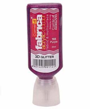 Fabrica acryliic Colour 20ml (165 Purple) 3D Glitter