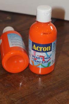 Acron Ready Mix Tempera Bottle Orange-R03 285ml