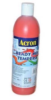 Acron Ready Mix Tempera Brilliant Red 285ml