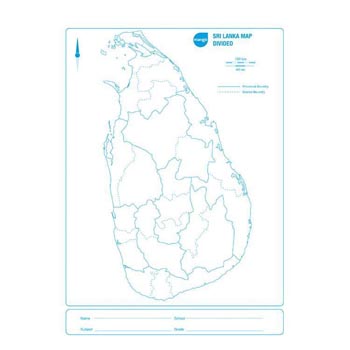 Mango Sri Lanka Map Divided 