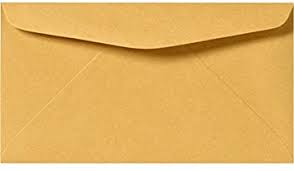 Brown Envelope (Size : 6" x 3.5") 1 Each