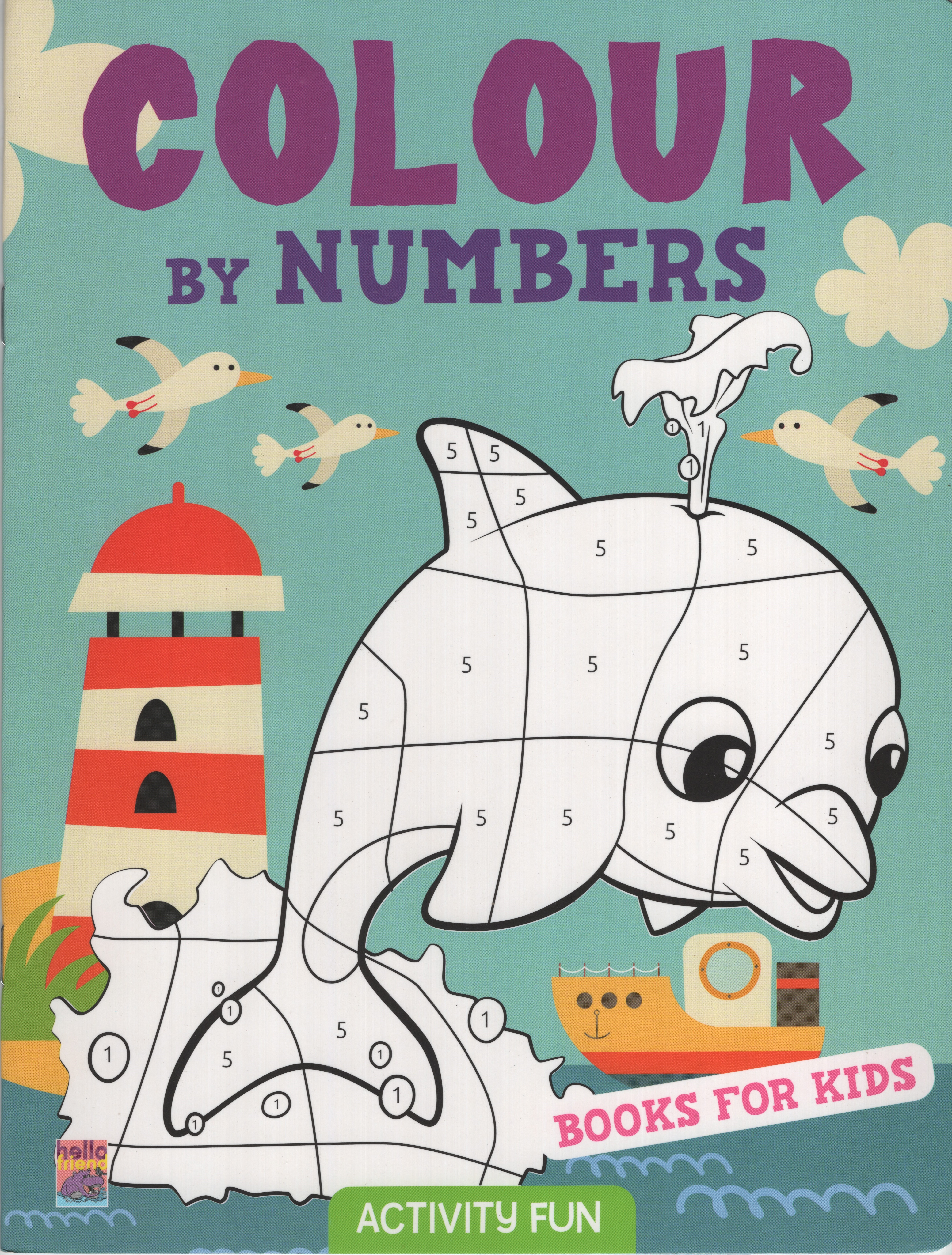 Colour By Numbers Books For Kids