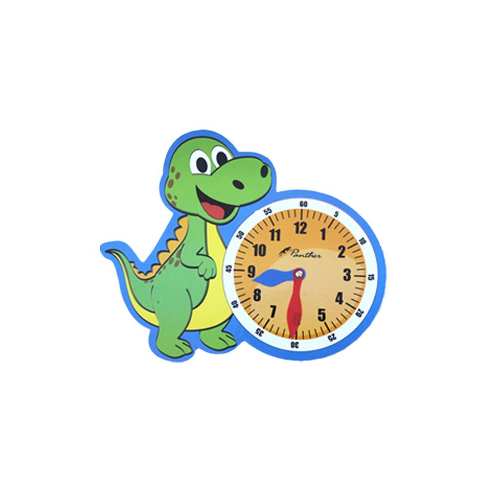 Panther Clock  ( Learn to Tell the Time ) (Dragon and Construction Vehicles)