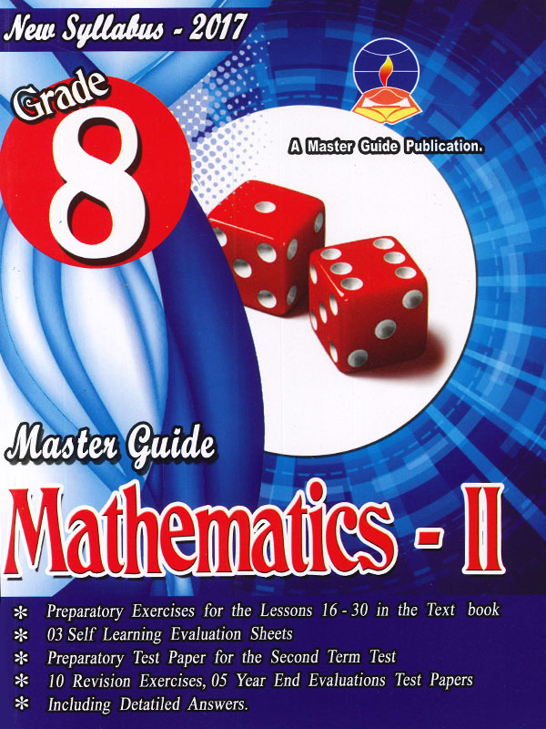 Master Guide Grade 8 Mathematics II ( New Syllabus 2017 )