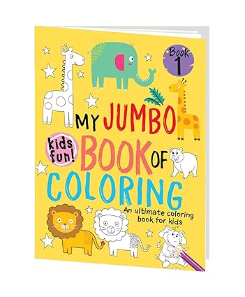 My Jumbo Book Of Coloring (Yellow) Book 1