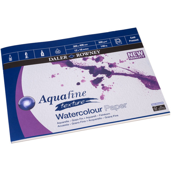 Daler Rowney Aquafine Water Colour Paper Each 7.9x 15.7 Inches