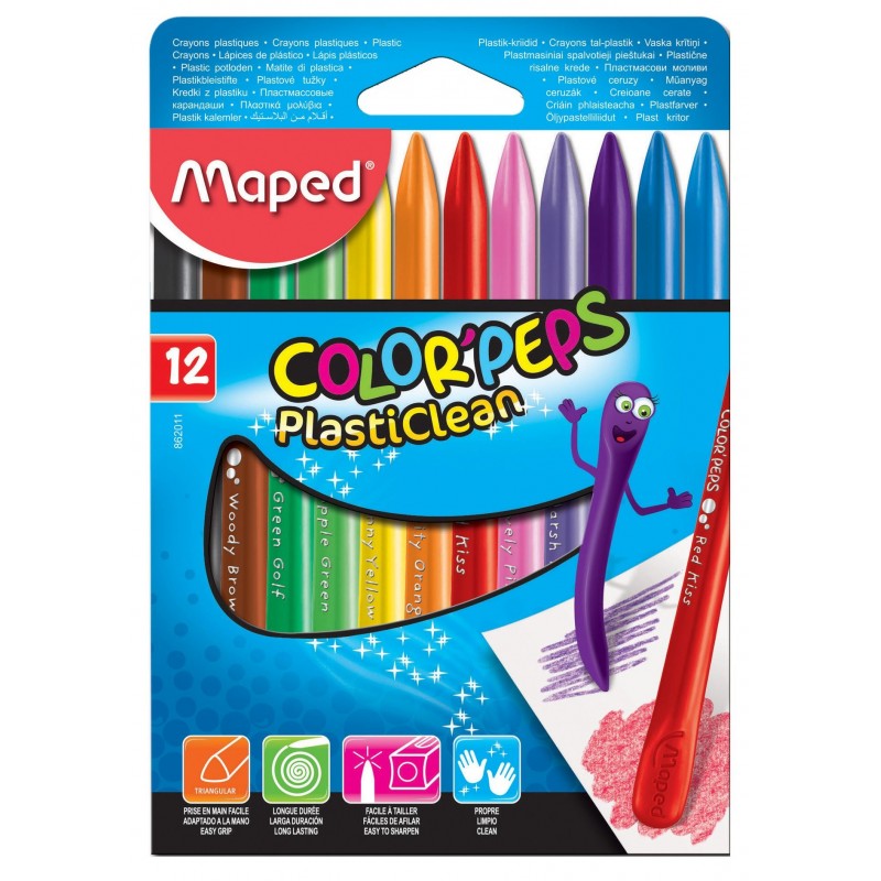 Maped Color Peps Smart Plastic 12