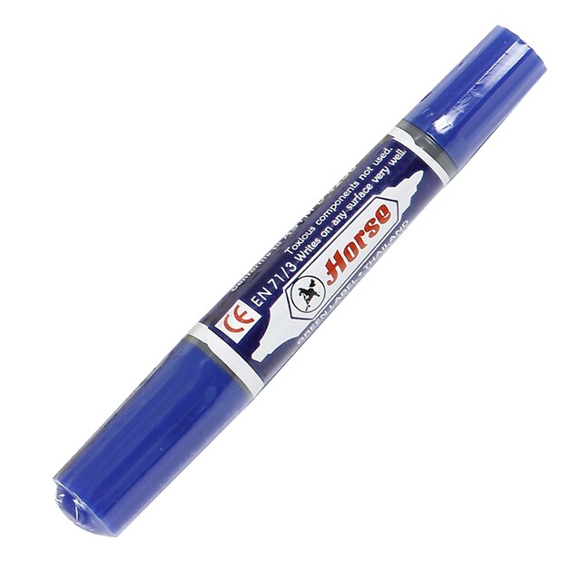 Horse Permanent Marker Blue