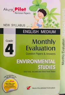 Akura Pilot Grade 4 Environmrntal Studies : Monthly Evaluation Question Papers and Answers (New Syllabus)