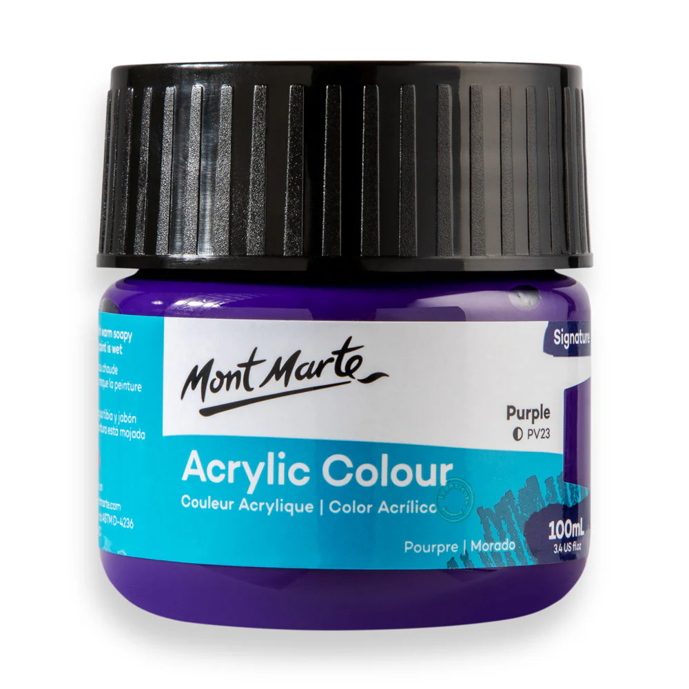 Mont Marte Signature 100ml Acrylic Colour - Purple