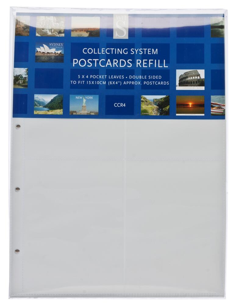 WHSmith Collecting System Poctcard Album Refills CCR4 ( Pack of 5 )