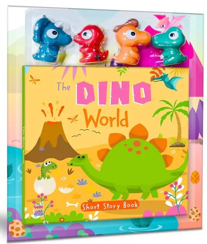 Hello Friend The Dino World with Finger Puppets