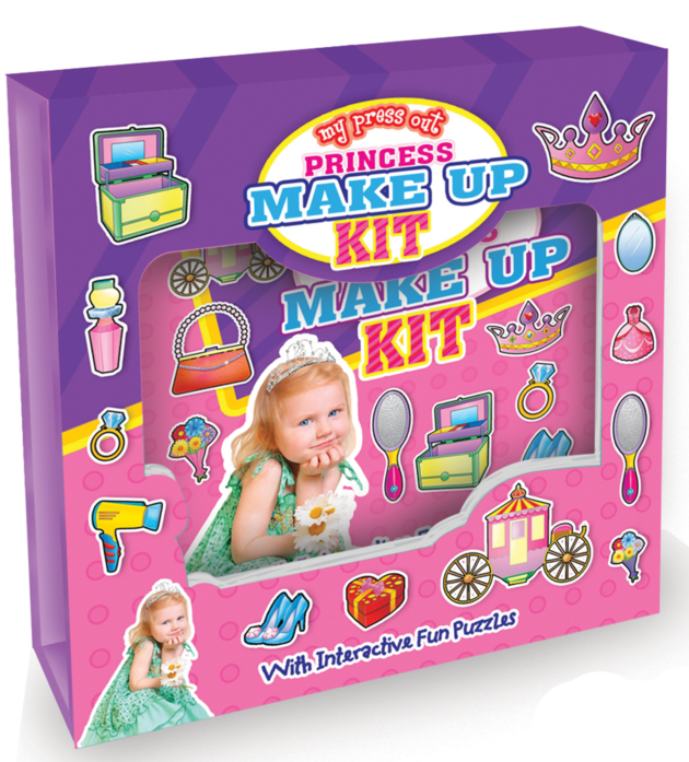 My Press Out Princess Make Up Kit with Interactive Fun Puzzles