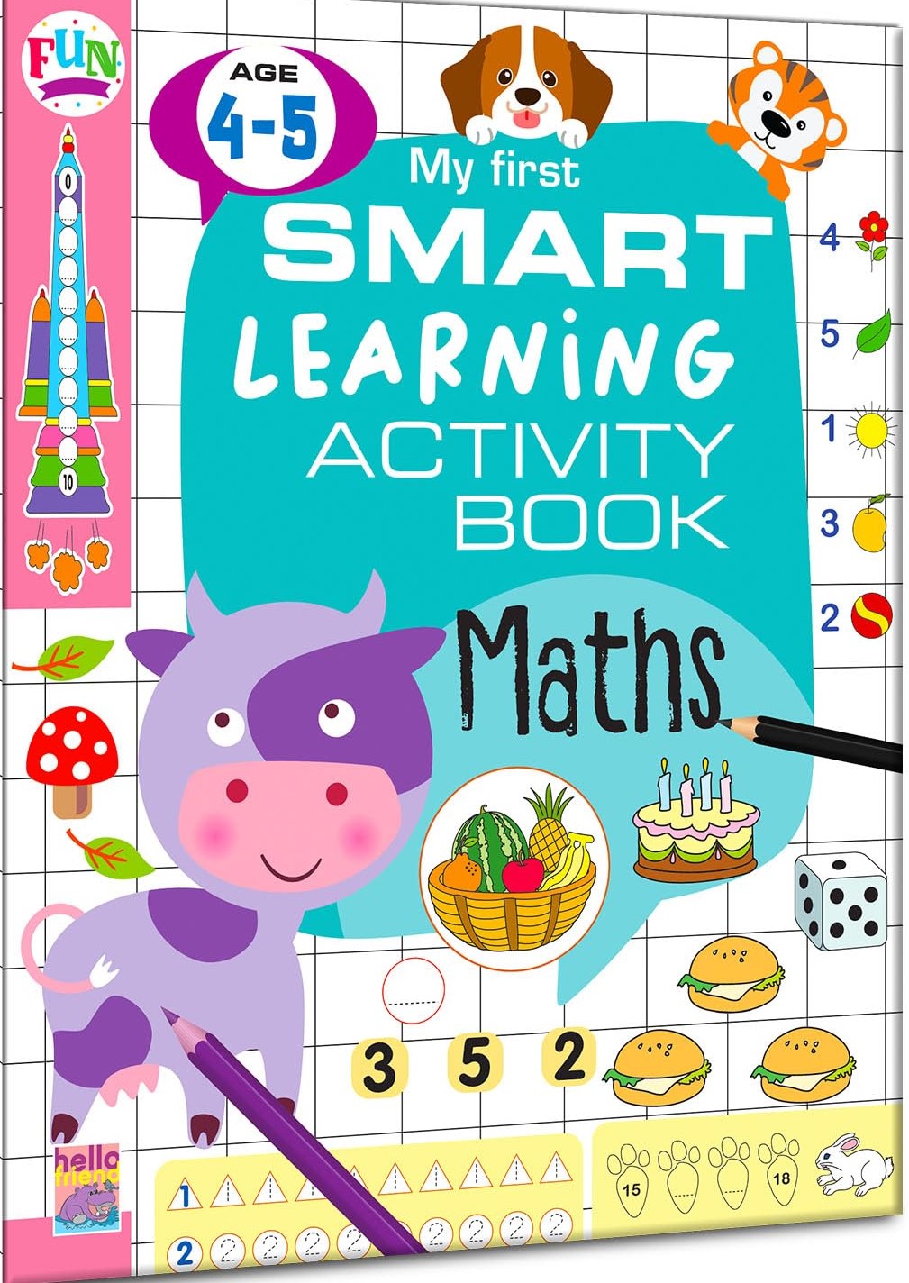 My First Smart Learning Activity Book Maths - Age 4-5