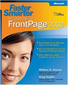 Faster Smarter MS Office Front Page 2003