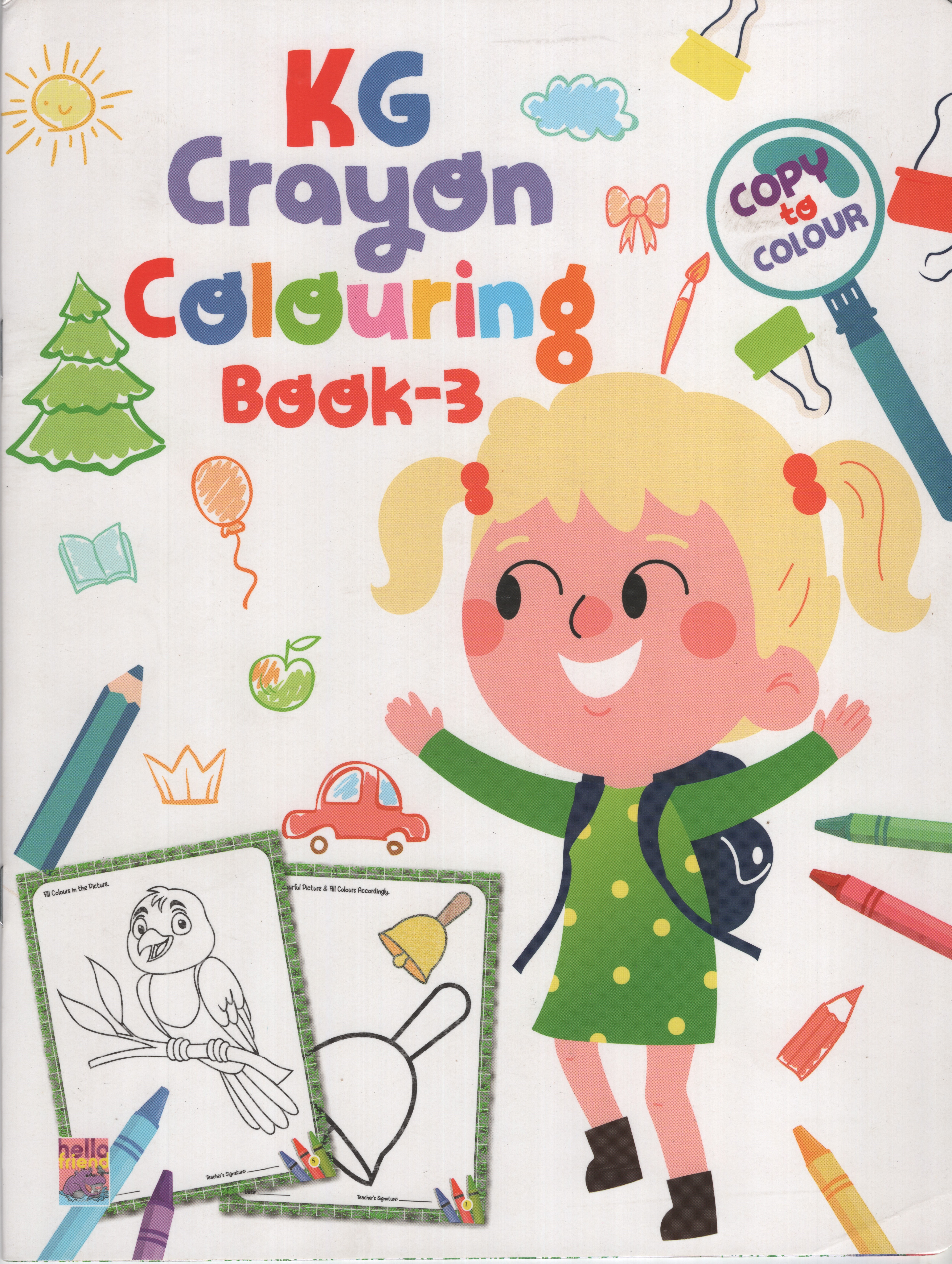 KG Crayon Colouring Book 3