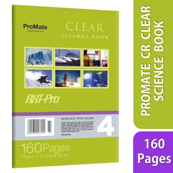 Promate Clear Science Book 160 Page CR Book