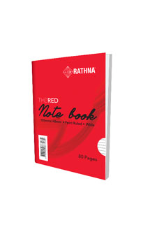 Rathna Red Cover Note Book 80 Pages