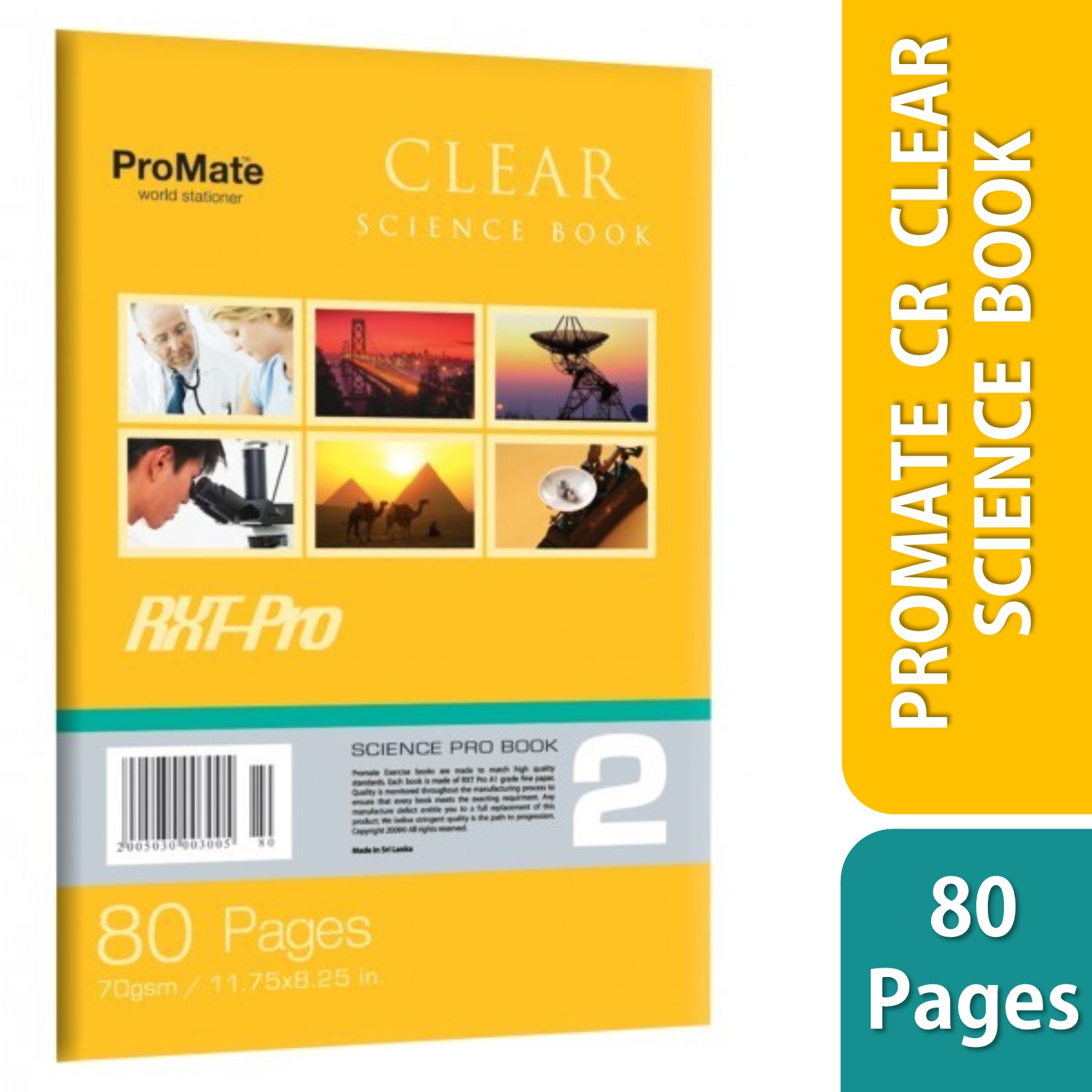 Promate Clear Science Book 80pgs