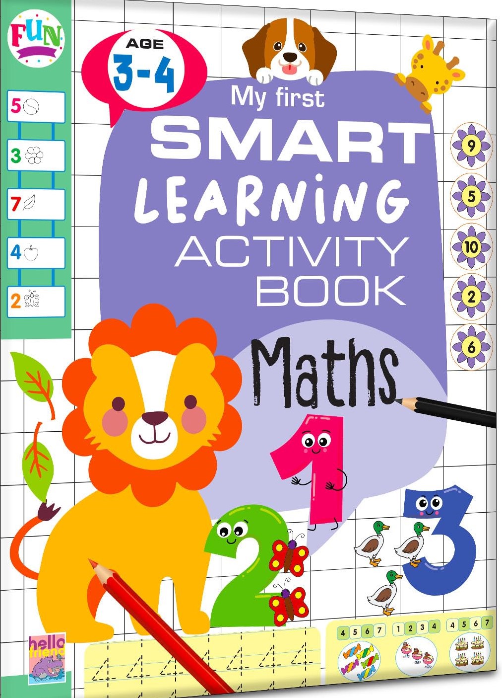 My First Smart Learning Activity Book Maths - Age 3-4