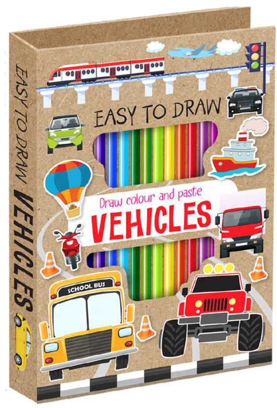 Draw Colour and Paste Vehicles