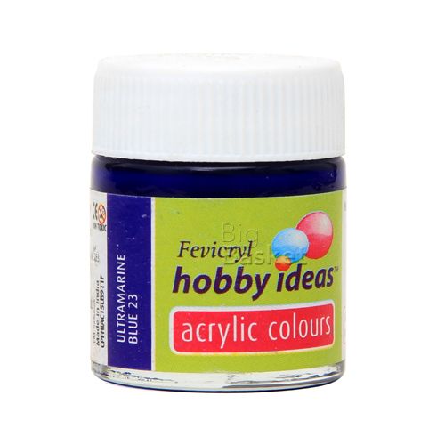 Fevicryl Acrylic Colours Fabric Painting Ultramarine Blue23