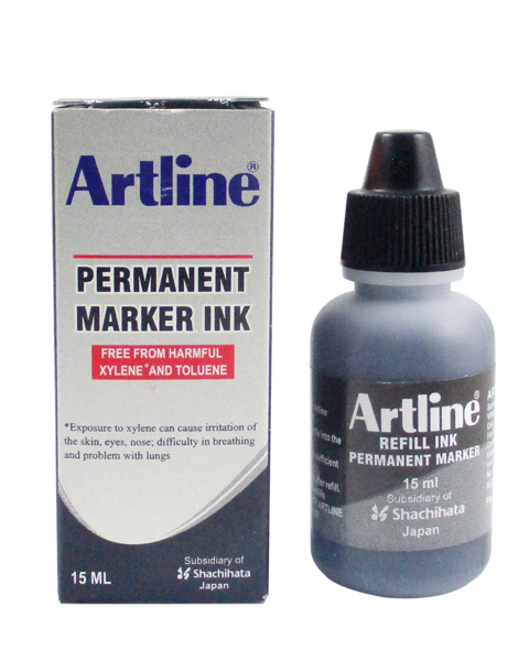 Artline Permanent Marker Ink (15ml) Black