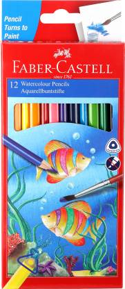 Faber Castell - 12 Watercolour Pencils (NO : FC115512)