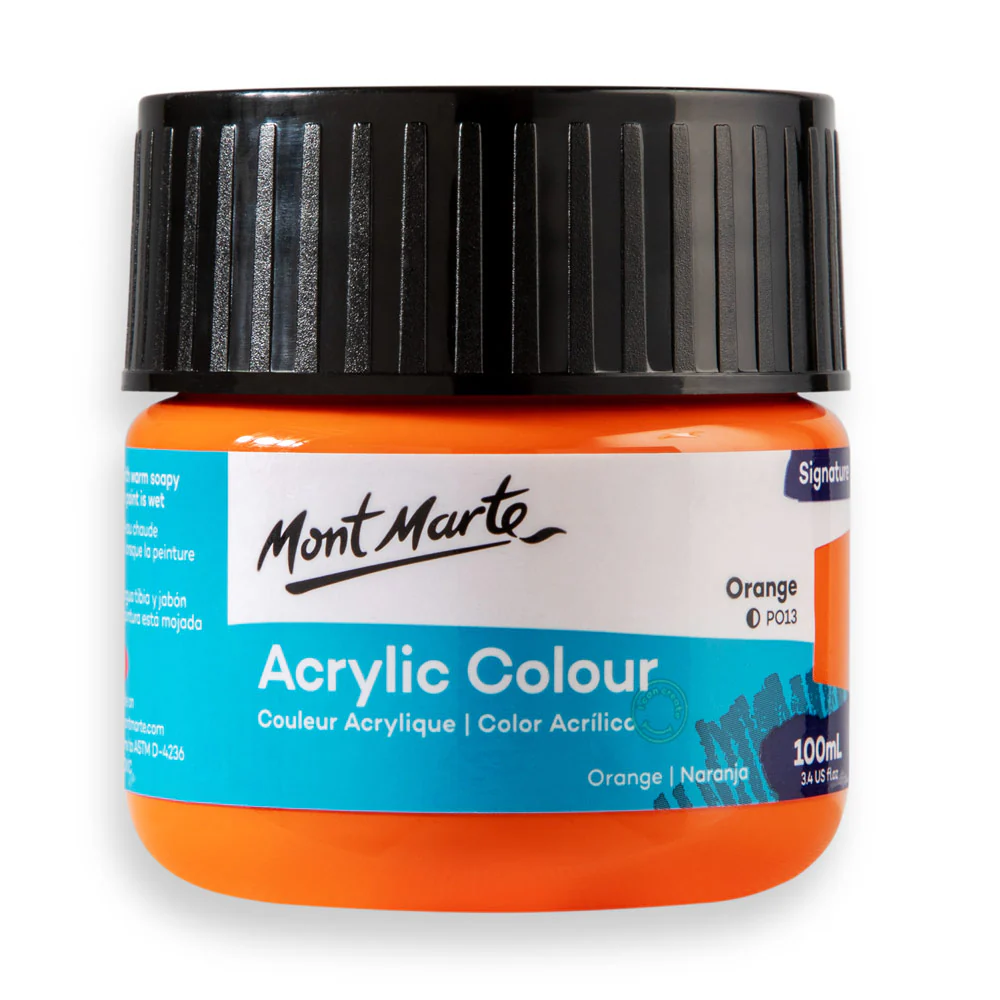 Mont Marte Signature 100ml Acrylic Colour - Orange