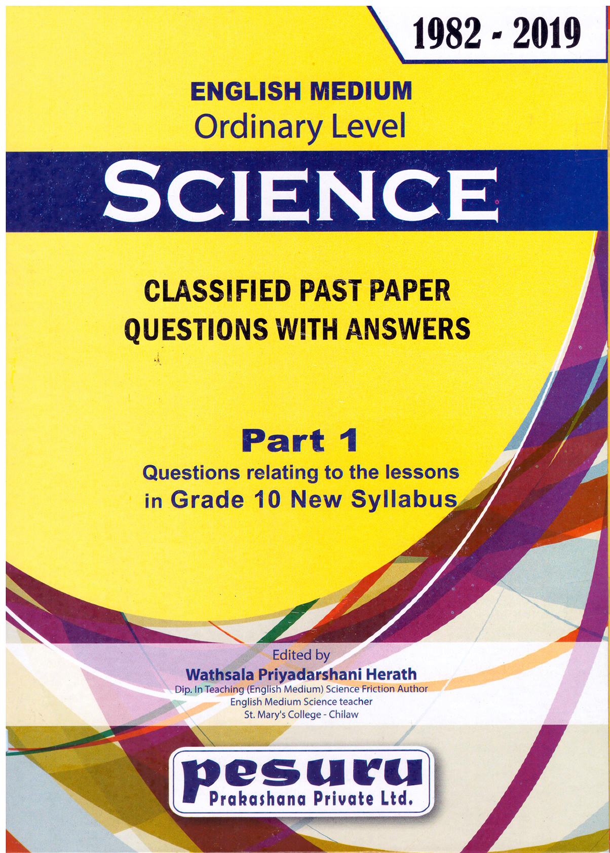 Pesuru O/L Science Part 1 Classified Past Paper Questions With Answers 1982 - 2020