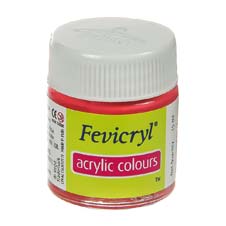 Fevicryl Acrylic Colours Fabric Painting Indian Red 10