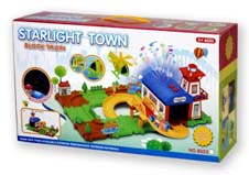 Starlight Town Block Train (Building Block 3+ Ages)