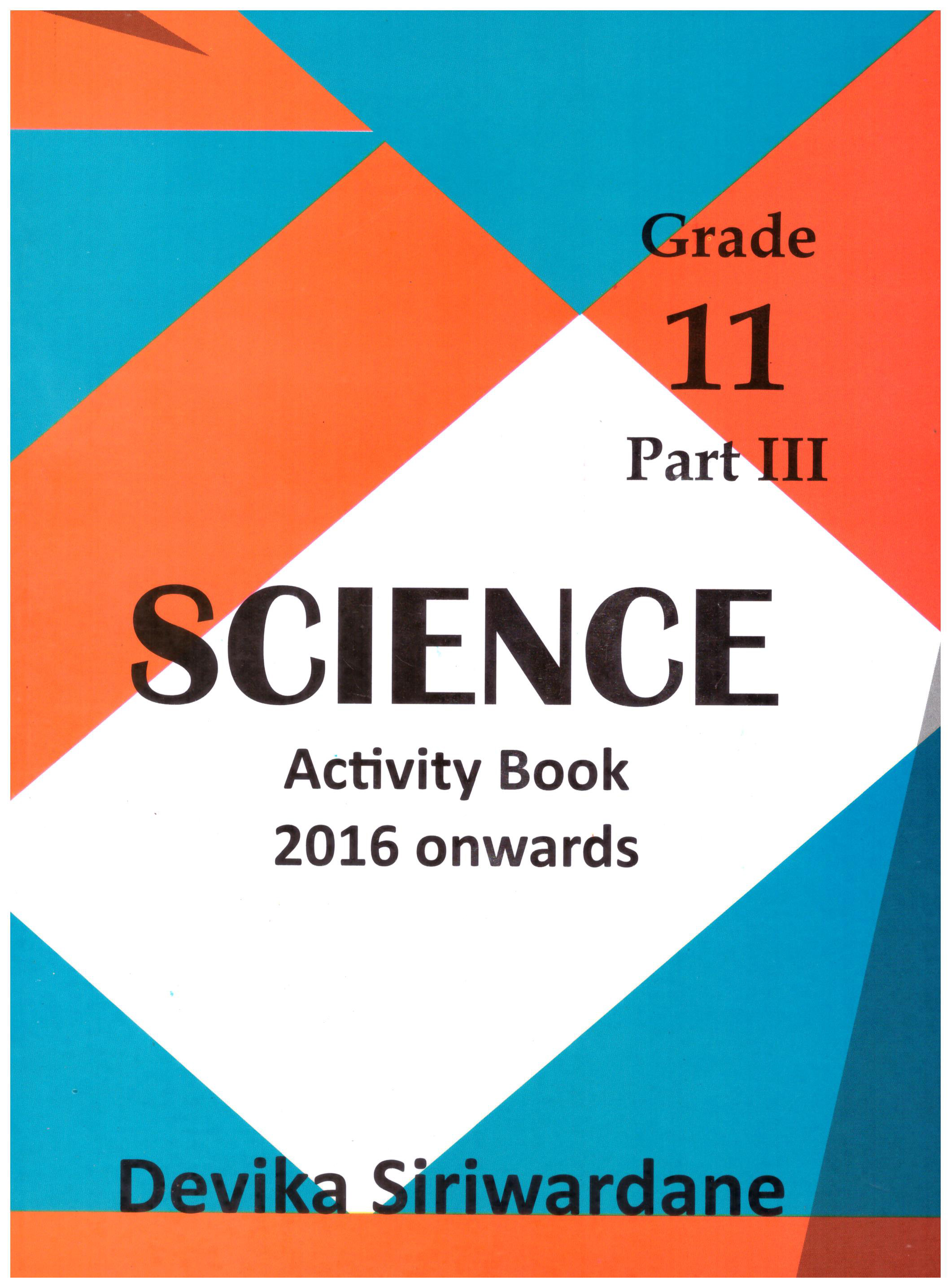 Grade 11 Science Activity Book Part III (2016 Onwards)