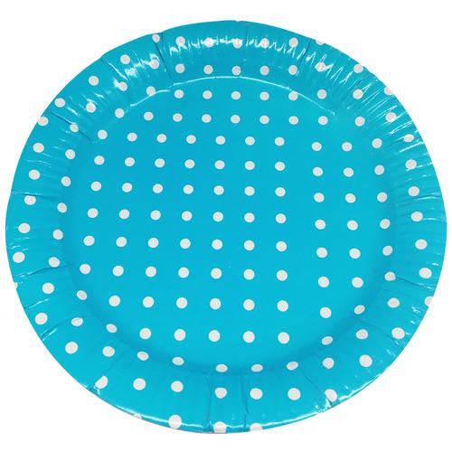 9" White Paper Plates Pack Large - 25 Pcs