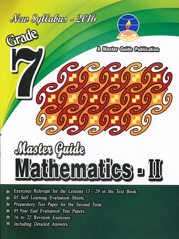 Master Guide Grade 7 Mathematics - II (New syllabus 2016)