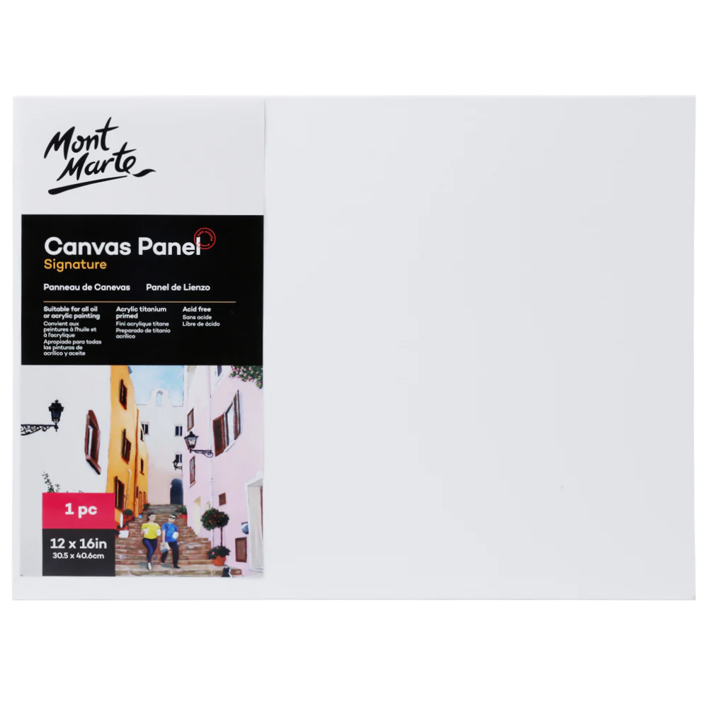 Mont Marte 12in x 16in Signature Canvas Board - 1Pc